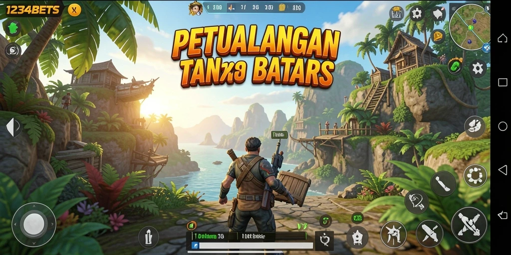 Tampilan gameplay Open World yang menakjubkan dalam 1234BETS.