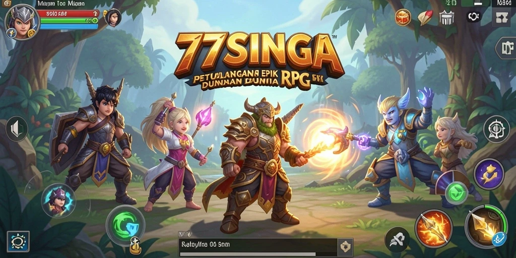Gameplay RPG yang intens dan mengasyikkan dalam 77SINGA.
