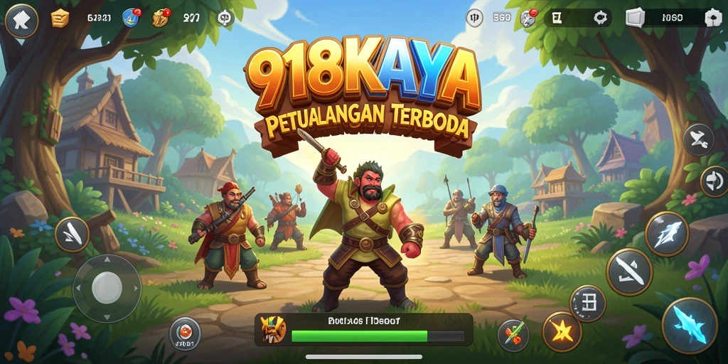 Screenshot pemain sedang menjelajahi dunia terbuka 918KAYA.