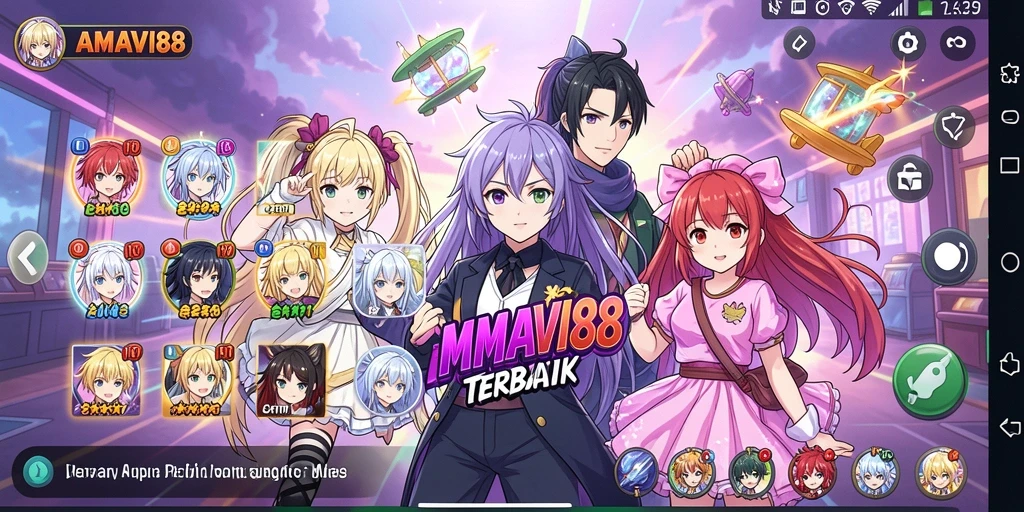 Tampilan gameplay menarik dan penuh aksi dari AMAVI88.