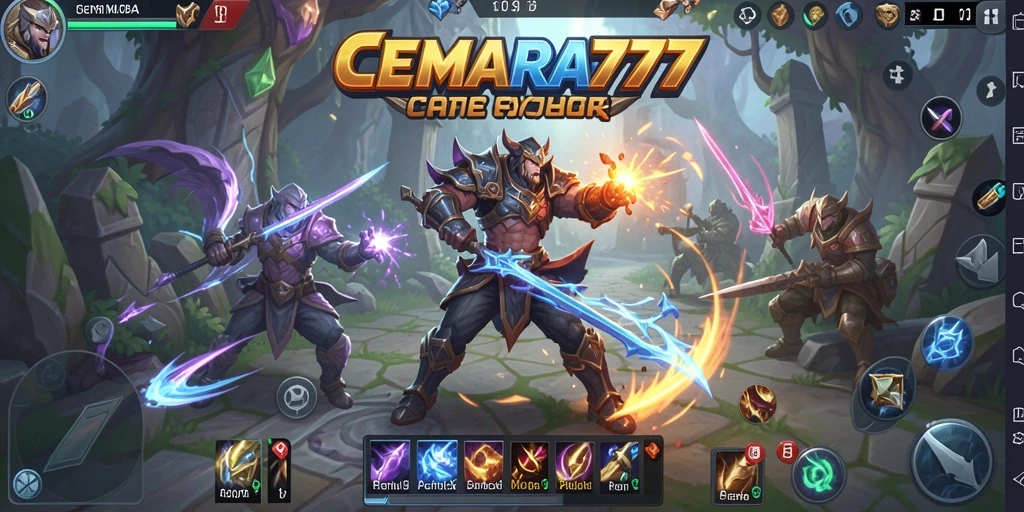 Tampilan gameplay CEMARA777 yang penuh aksi dan strategi mendebarkan.