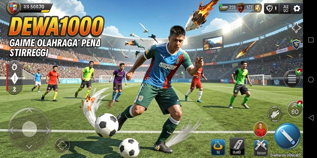 Tampilan gameplay <strong>DEWA1000</strong> yang spektakuler dan seru.