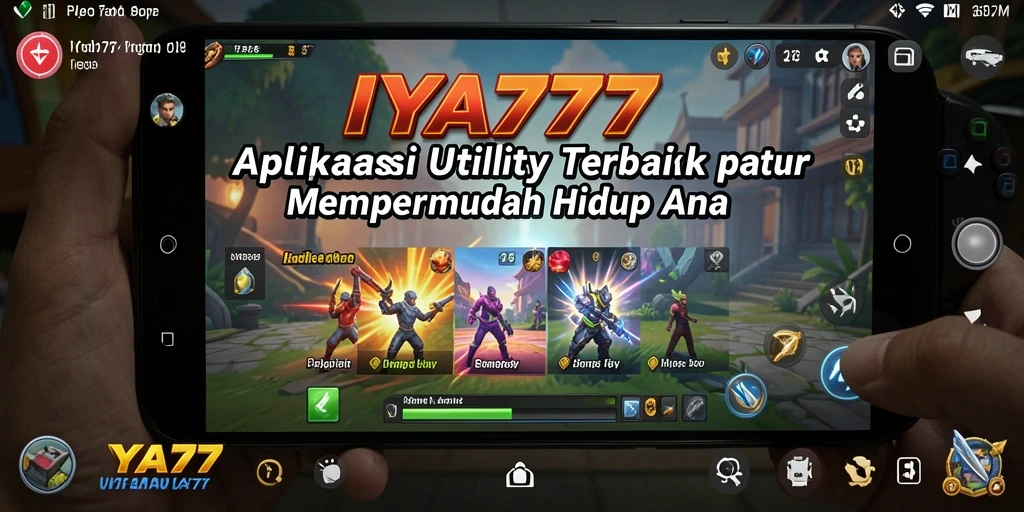 Tampilan antarmuka IYA777 yang bersih dan modern.