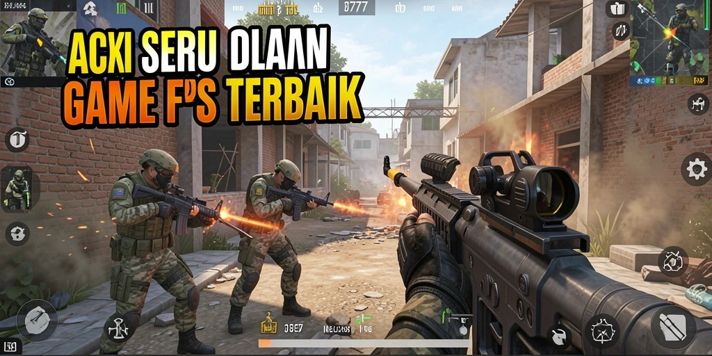 Tampilan gameplay seru dalam aksi tembak-menembak JELAS777.