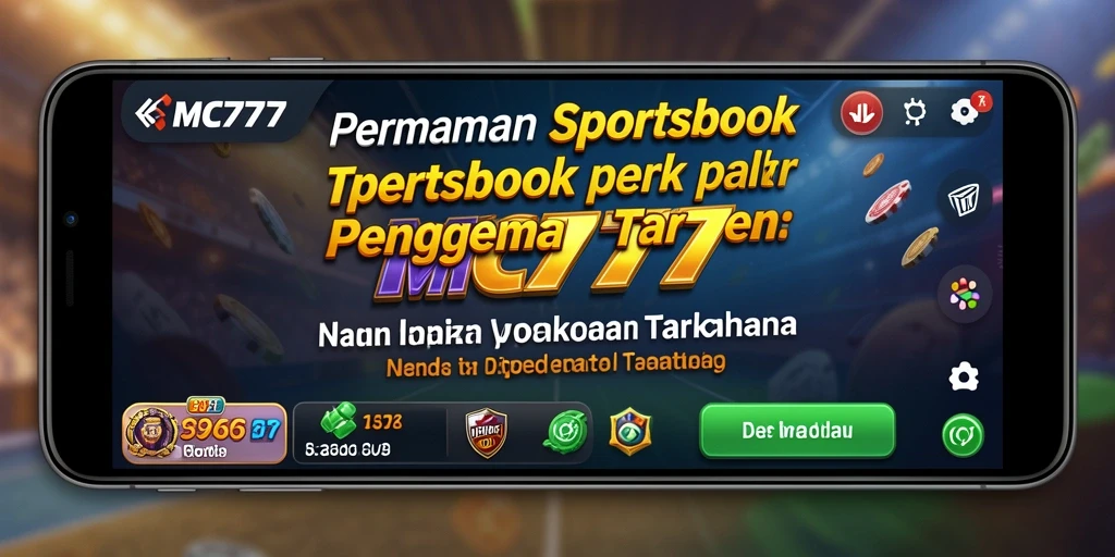 Tampilan gameplay Sportsbook yang menarik dan interaktif dari MC777.