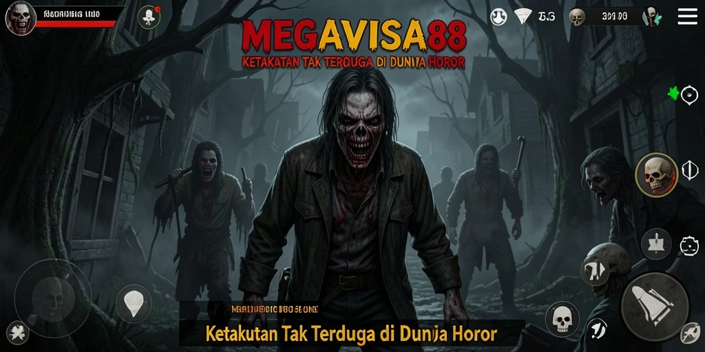 Screenshot menunjukkan suasana mencekam dari gameplay MEGAVISA88.