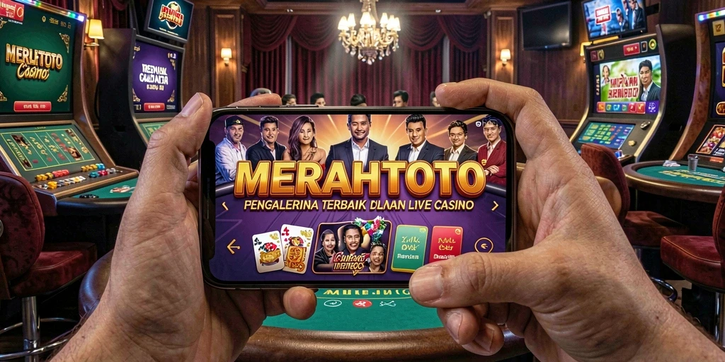Tampilan permainan Live Casino di MERAHTOTO yang menegangkan dan interaktif.