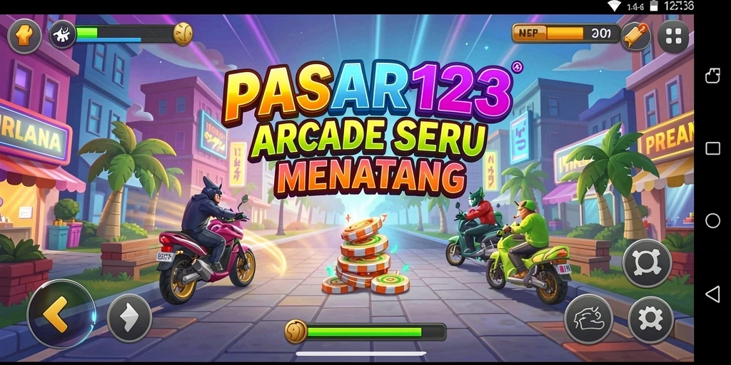 Tampilan gameplay PASAR123 yang menarik dan menantang.